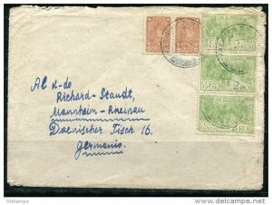 Russia 1932 Multi-franked Cover Esperanto Seal Lyapin  297X2 Lyapin 316X3 (each