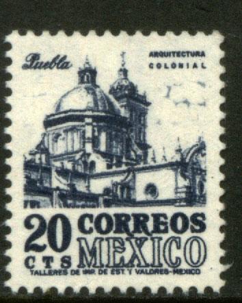 MEXICO 878a, 20cents 1950 Definitive 2nd Printing wmk 300. MINT, NH. F-VF.