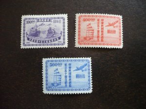 Stamps - China - Scott# 776,779,780 - Mint Hinged Part Set of 3 Stamps