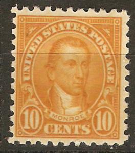 US 591 perf 10 MNH F/VF 1925 SCV $100.00