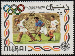 Dubai 158 - Cto - 65d Olympics / Hockey (1972)