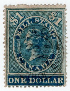 (I.B) Canada Revenue : Bill Stamp $1 (1864)