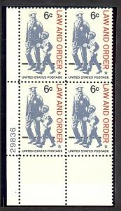 1968 - U.S. # 1343 - Block of 4 - Mint VF/NH