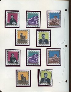 YEMEN KENNEDY MEMORIAL SET PERF AND IMPERF  MINT NH