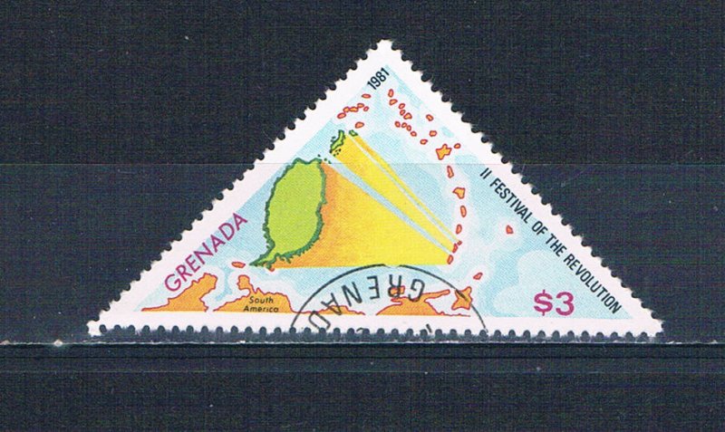 Grenada 1040 Used Map 1981 (HV0185)