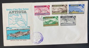 1968 St Johns Antigua First Day Cover FDC Opening Of Deep Water harbour