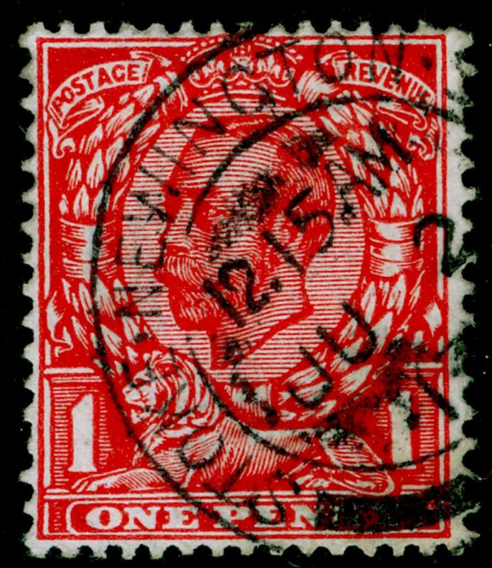 SG345, 1d scarlet, FINE USED.