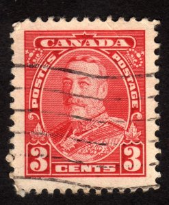 1935 Canada, 3c Used, King George V, Sc 219