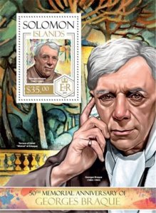 Solomon Islands - 2013 Georges Braque - Stamp Souvenir Sheet-19M-316