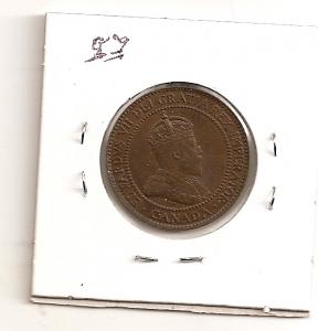 Brown Uncirculated 1909 Canada Large Cent