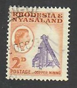 Rhodesia & Nyasaland; Scott 160; 1959;  Used