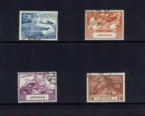 Antigua: 1949, 75th Anniversary of the UPU, Fine used set.