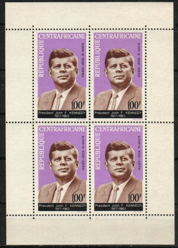 Central African Republic Stamp C24a  - President Kennedy