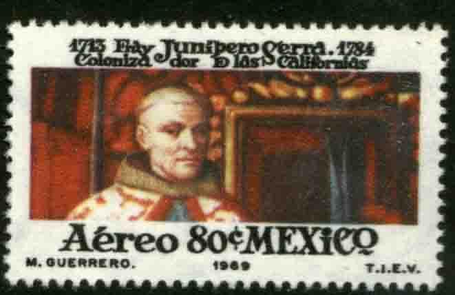 MEXICO C346 In Honor of Fray Junipero Serra. Mint NH. VF..