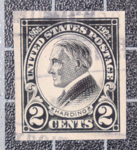 Scott 611 - 2 Cents Harding - Used - Nice Stamp - SCV - $4.00