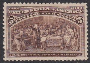 United States 234 MH VF CV $55.00