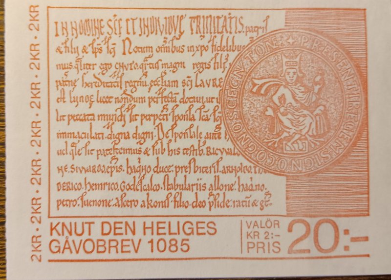 Sweden 1538-9 Complete Booklet