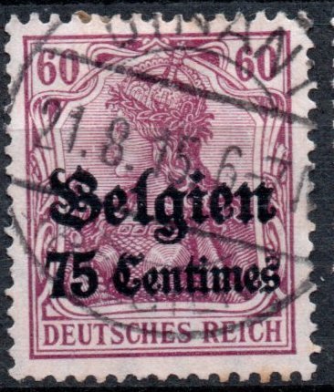 [AC] Belgium - German Occupation - 1914-1915 #N6 *USED*