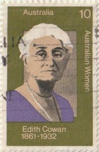 Australia 1975 Sc#618 10c Edith Cowan Famous Women USED-NH.