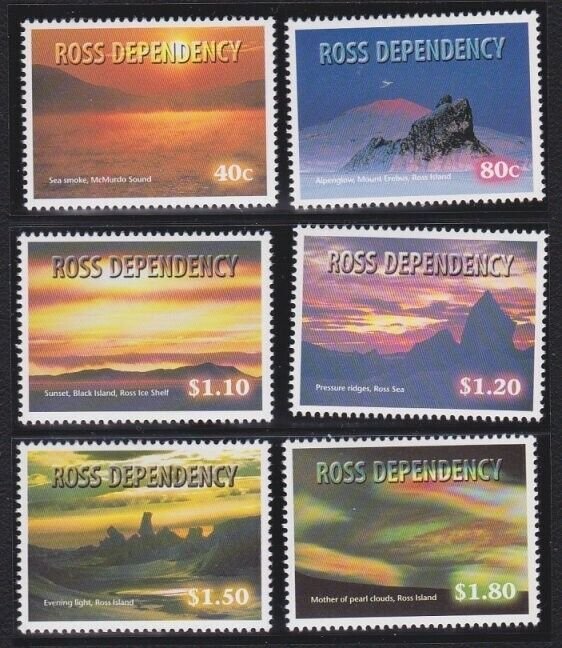 NEW ZEALAND ROSS DEPENDENCY 1999 Night Skies set MNH.......................B3735