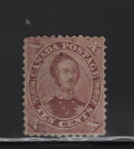 Canada Scott # 17 F-VF used neat cancel with nice color scv $ 175 ! see pic !