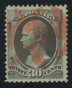 USA 154 - 30 cent Hamilton - Fine used with Red Cancel - sound stamp