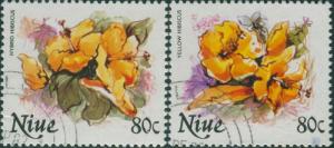 Niue 1981 SG403-404 80c Flowers FU