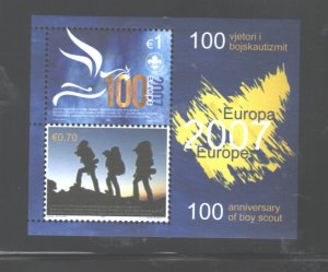 KOSOVO 2007  EUROPE MS#69a MNH