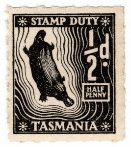 (I.B) Australia - Tasmania Revenue : Stamp Duty ½d (1955)