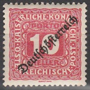 Austria #J65  F-VF Unused  (S3636)