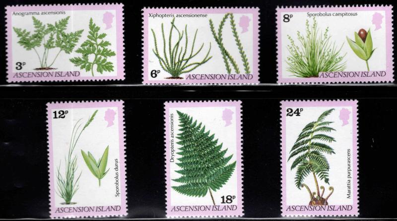 ASCENSION  Scott 251-256 MNH** Fern set