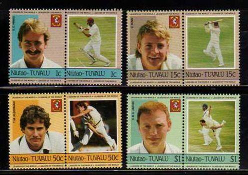 Tuvalu Niutao MNH SC# 21-4 Cricket 08CV $6.00