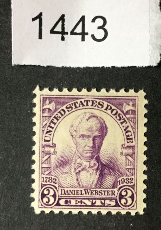 MOMEN: US STAMPS #725 MINT OG NH  LOT #1443