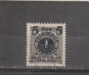 Sweden  Scott#  B12  Used  (1916 Surcharged)