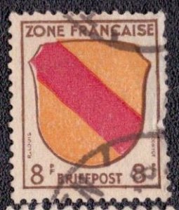 Germany -French Occupation 1945 -  4N4 Used