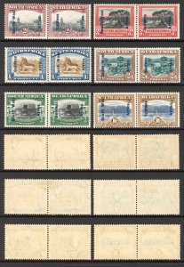 South West Africa SG49/54 Set of 6 M/M Cat 190 pounds