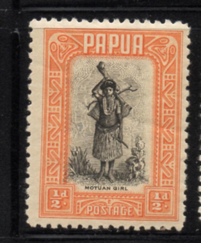 Papua Sc 94 1932 1/2d Motuan Girl stamp mint