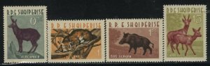 Albania MNH Sc 639-42 Mi 699-02 Value 25 Eu Animals