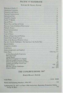 American Philatelic Congress Sixty-Third Book & Pacific 97 Handbook 1997