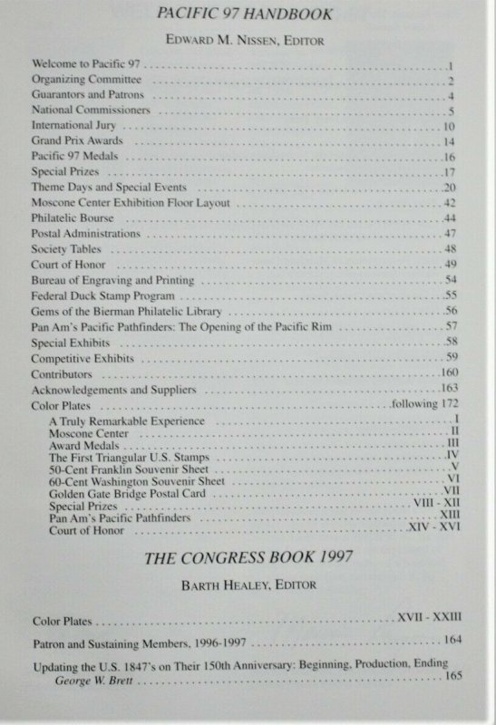 American Philatelic Congress Sixty-Third Book & Pacific 97 Handbook 1997