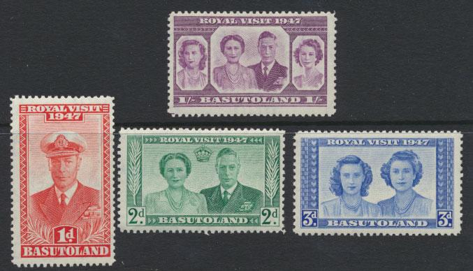 Basutoland SG 32 / 35 set  Mint Never Hinged  - Royal Visit 