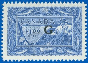 CANADA OFFICIAL STAMP, SCOTT #O27, Mint-XF-NH PSE Graded 90! FISHERIES OVERPRINT