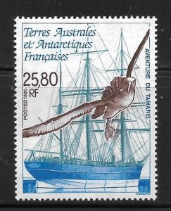 FSAT - Scott #209 Sailing Ship Tamaris VF MNH