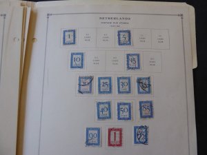 Netherlands 1872-1965 Stamp Collection on Scott International Pages