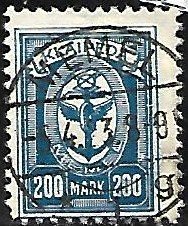 Memel (Klaipeda) - N35 Mi155 - Seal - 200M - Deep Blue - F- Used