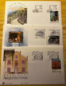 SPANISH ANDORRA. 2001 Full Year + SPD. Ed 284-289. 6 stamps + 6 SPD. NHM-