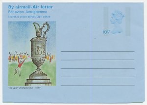 Postal stationery GB / UK 1979 Golf - Open Championship Trophy