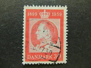 1959 A4P59F39 Denmark 30o Used-