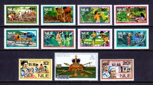 Niue - Scott #203-213 - MNH - SCV $6.35