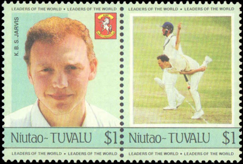 Tuvalu-Niutao #21-24, Complete Set, Pairs, 1985, Sports, Never Hinged